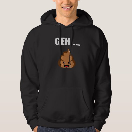 Veste À Capuche Geh Scheissen Motif (Devant)
