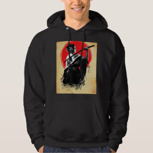 Veste À Capuche Geisha Samurai Guerrier avec épée japonais esthet