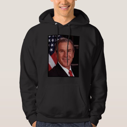 Veste À Capuche George Bush 43ème photo du président américain (Devant)