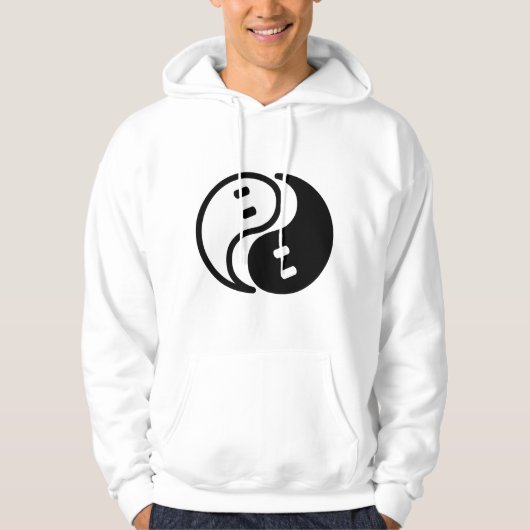 Veste À Capuche Ghost Yin Yang (Devant)