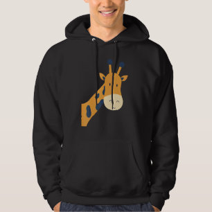 Veste À Capuche Girafe Avec Le Sourire Pour Girafe Amis Et Fans