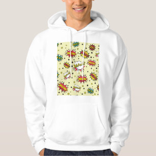 Veste À Capuche Girls Boys Patch Art Vintage