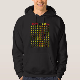 Veste À Capuche Girls Love Belgium Soccer Balls Kids Toddler Belgi