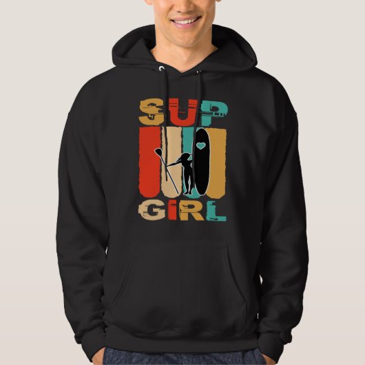 Veste À Capuche Girls SUP Stand Up Paddling Surfer Surfing (Devant)
