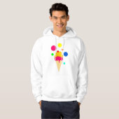 Veste À Capuche glace colorée (Devant entier)