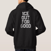 VESTE À CAPUCHE GLACE SORTIE POUR DE BON (Dos)