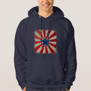 Veste À Capuche Gloire vieillissante - Rouge, Blanc et Bleu