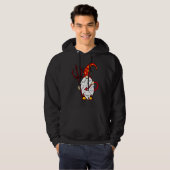Veste À Capuche Gnome de Halloween Diable avec Trident et Long Dia (Devant entier)