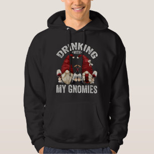 Veste À Capuche Gnomes De Vins Mets Aime Boire Avec Mes Gnomies Fu
