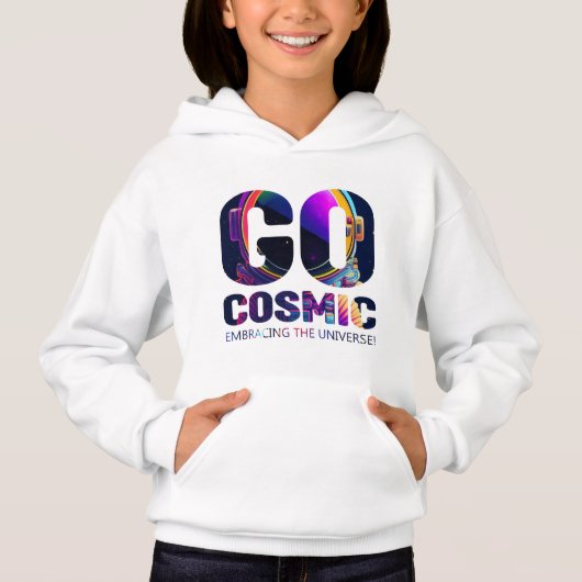 Veste à capuche Go Cosmic Kids (Devant)