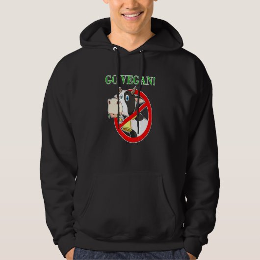 Veste À Capuche Go Vegan Vache (Devant)