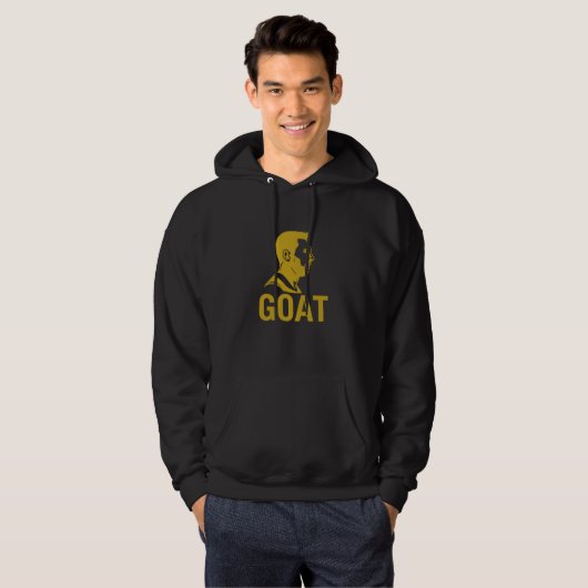 Veste À Capuche GOAT Gold Crown Minimalist Hoodie (Devant entier)