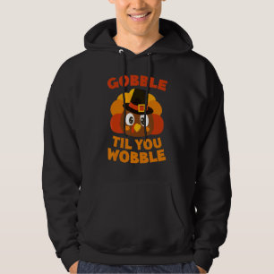 Veste À Capuche Gobble Til You Wobble Baby Outfit Toddler Thanksgi