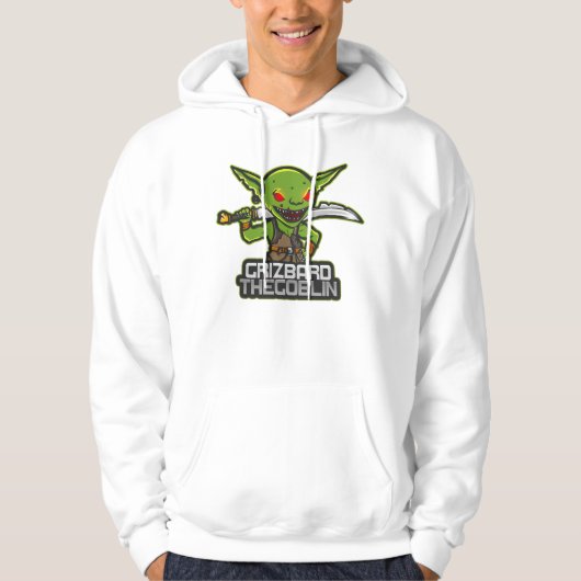 Veste À Capuche Goblin nommé Grizbard (Devant)