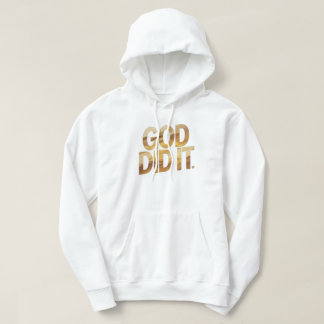 Veste À Capuche God Did It – Faith-Inspired Christian hoodie