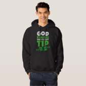 Veste À Capuche God Knows When You Don t Tip  Tip Saying (Devant entier)