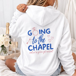 Veste À Capuche Going to the Chapel Hoodie – Bride Hoodie, Bridal 