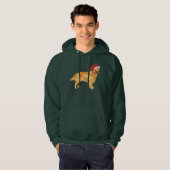 Veste À Capuche Golden Retriever Noël (Devant entier)