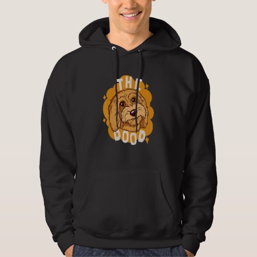 Veste À Capuche Goldendoodle Dood Doodle Chien Doodle Doré 8 (Devant)