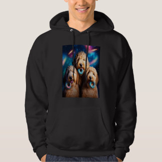 Veste À Capuche Goldendoodle In Space With Donuts Cute Doodle Boys
