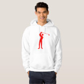 Veste À Capuche Golf - Rouge (Devant entier)