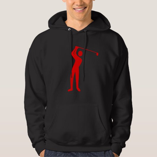 Veste À Capuche Golf - Rouge (Devant)