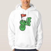 Veste À Capuche Golf Wang Vert et Rouge Vibrants (Devant)