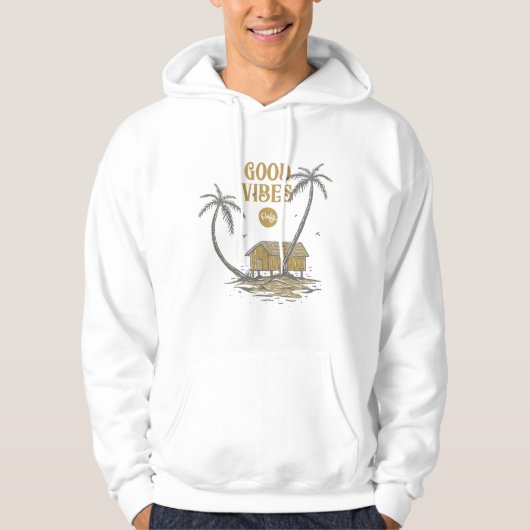 Veste À Capuche Good Vibes uniquement (Devant)