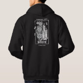 Veste À Capuche Gothic Candle and Rose Design  Hoodies (Dos)
