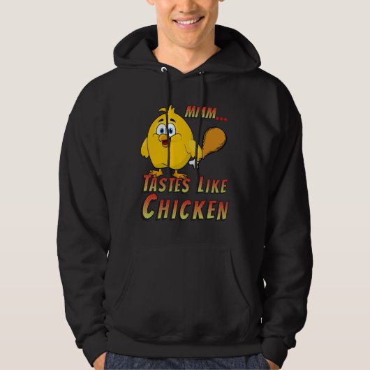 Veste À Capuche Goûts comme le poulet (Devant)