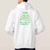 Veste À Capuche goutte verte (Dos)