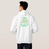 Veste À Capuche goutte verte (Dos entier)