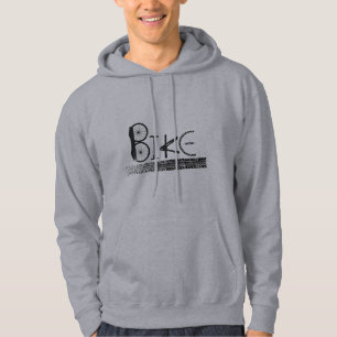 Veste À Capuche Graffiti de Pièces de Vélo avec Pneus