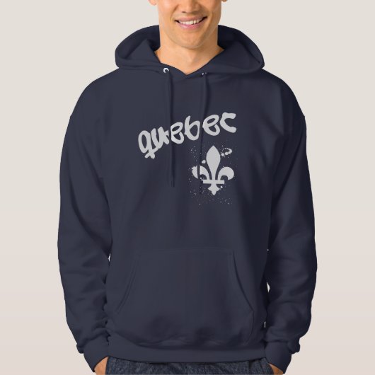 Veste À Capuche Graffiti de Québec (Devant)