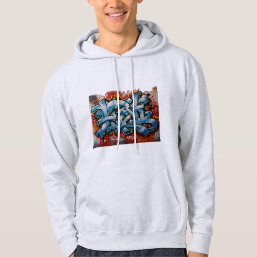 Veste À Capuche graffiti en argot et cool (Devant)