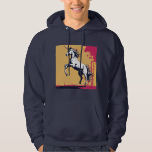 Veste À Capuche Graffiti Unicorn : Conception inspirée par Banksy