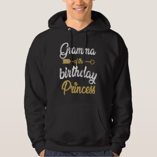 Veste À Capuche Gramme De La Famille De Fille Princesse Anniversai