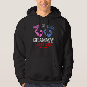 Veste À Capuche Grammy Rose Ou Bleu Vous Aime Sexe Révéler 1