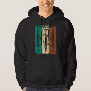 Veste À Capuche Grand Barracuda Cuda Pêche Faune Eau salée Fi