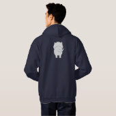 Veste À Capuche Grand nez Westie (Dos entier)