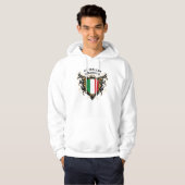 Veste À Capuche Grand-papa italien du numéro un (Devant entier)