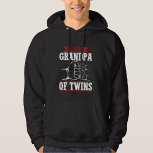 Veste À Capuche Grand-Père Twin De Deux Grandpa Fiers De T