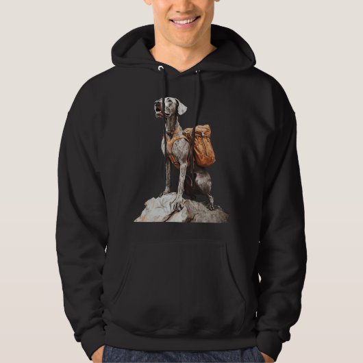 Veste À Capuche Grand Pitbull Dane (Devant)