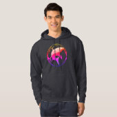 Veste À Capuche Grande conception graphique de requins blancs (Devant entier)