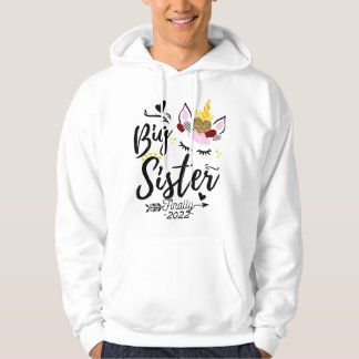 Veste À Capuche Grande Sœur 2022 Licorne Léopard Bientôt Grande Sœ