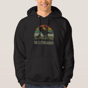 Veste À Capuche Grande Soeur Dinosaur T Rex Big Sistersaurus 2 enf