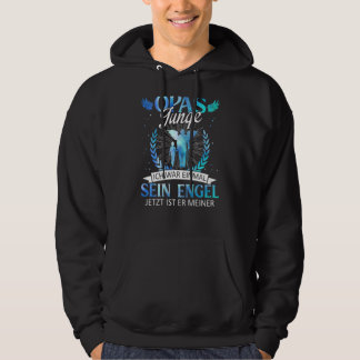 Veste À Capuche Grandpa Young Ich War Einmal Sein Engel Jetzt Ist