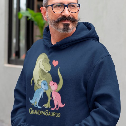 Veste À Capuche GrandpaSaurus T-Rex et bébé garçon Dinosaures fill
