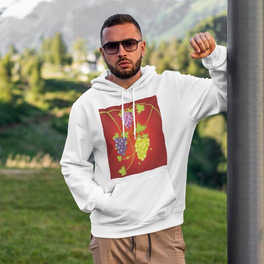 Veste À Capuche Grapevine Avec Des Joncs De Raisins