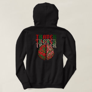 Veste À Capuche Graphique de l'anatomie du cerveau de la psycholog